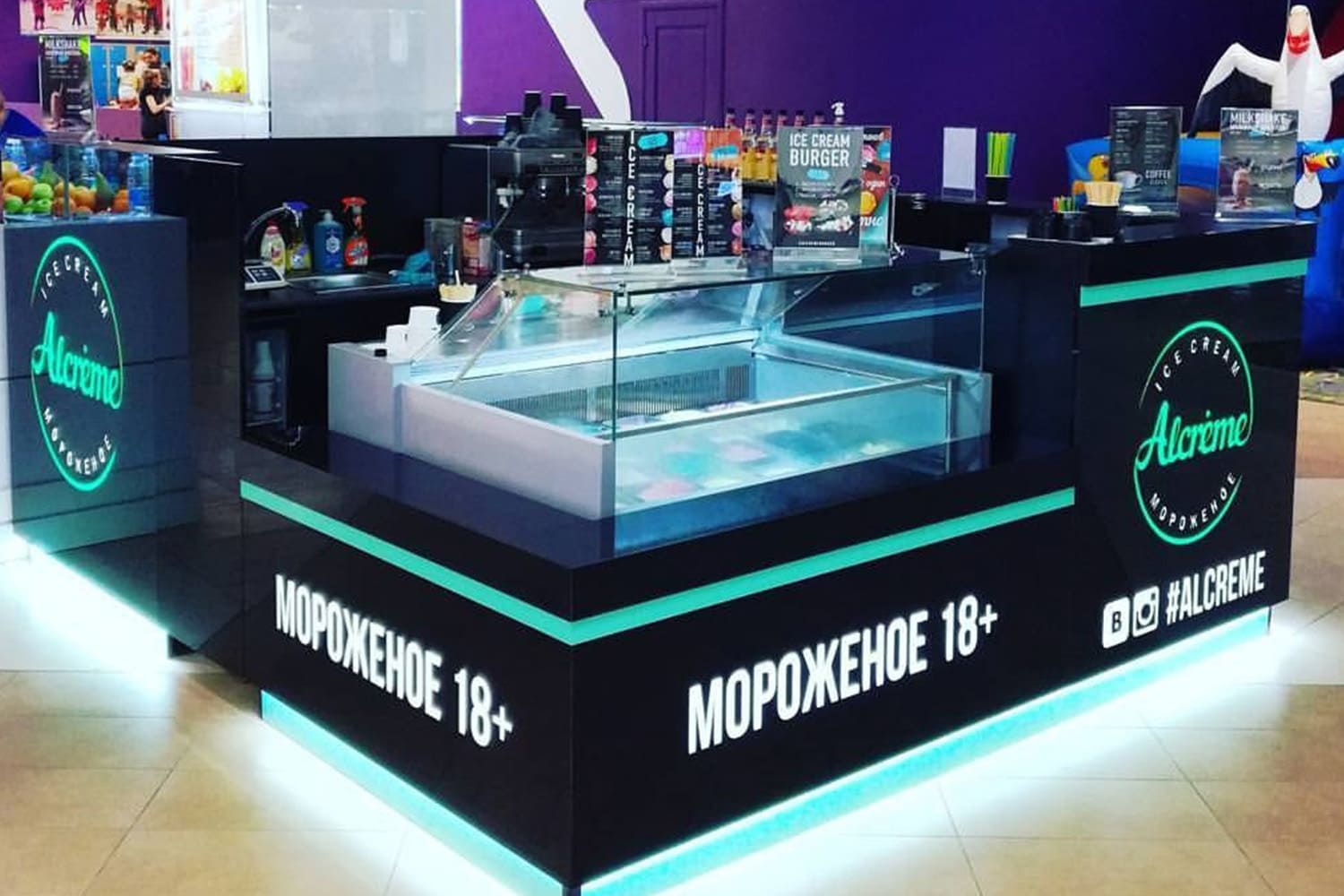 Франшиза Alcreme – алкогольное и крафтовое мороженое