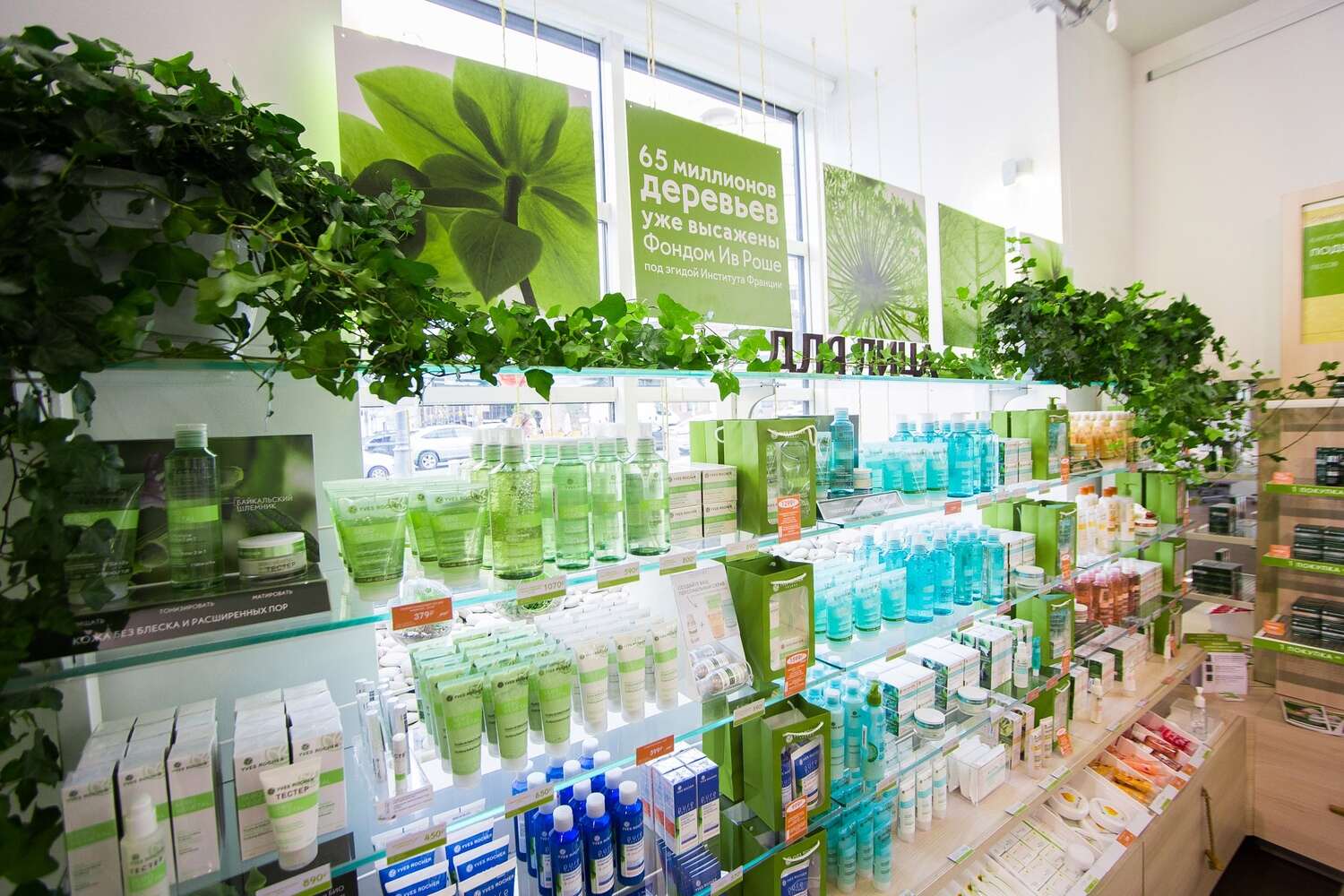 Франшиза «Yves Rocher – магазин косметики и парфюмерии из Франции